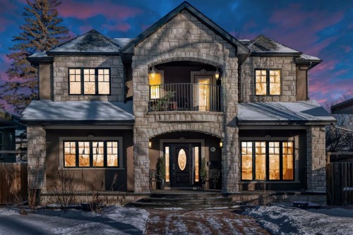 1840 Westmount Boulevard Nw, Calgary, AB - Outdoor With Balcony With Facade