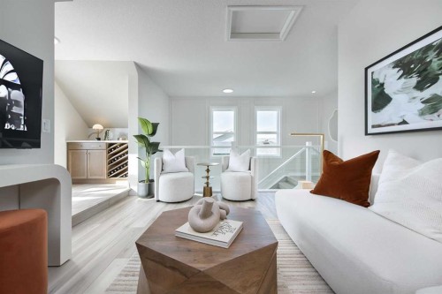 20 Belmont Place Sw, Calgary, AB - Indoor Photo Showing Living Room