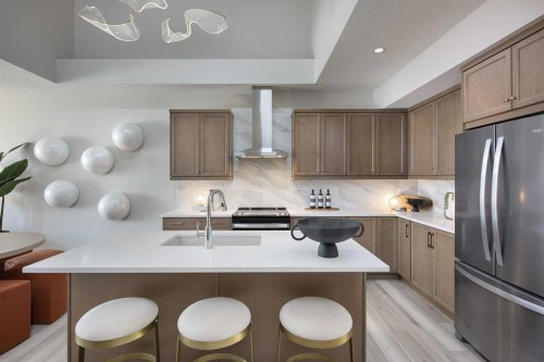 20 Belmont Place Sw, Calgary, AB - Indoor Photo Showing Kitchen With Stainless Steel Kitchen With Upgraded Kitchen