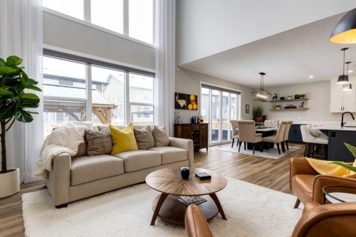 18 South Shore Bay, Chestermere, AB - Indoor Photo Showing Living Room
