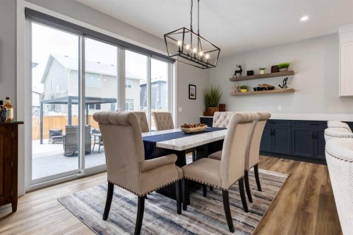 18 South Shore Bay, Chestermere, AB - Indoor Photo Showing Dining Room