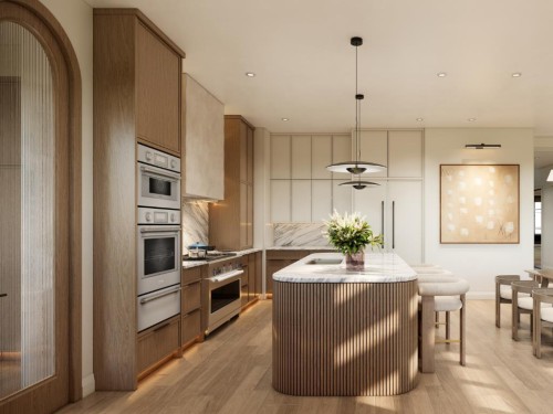 15 42 Street Sw, Calgary, AB - Indoor Photo Showing Kitchen With Upgraded Kitchen