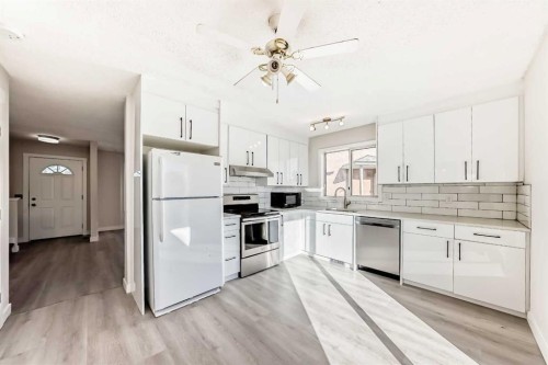 120 Martinview Close Ne, Calgary, AB - Indoor Photo Showing Kitchen