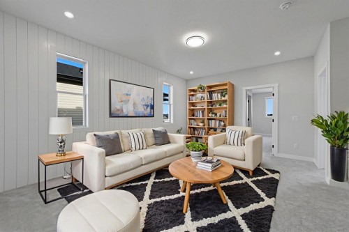3430 Victory Way, Olds, AB - Indoor Photo Showing Living Room