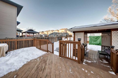 187 Taravista Street Ne, Calgary, AB - Outdoor With Deck Patio Veranda With Exterior