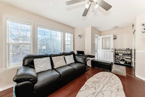187 Taravista Street Ne, Calgary, AB - Indoor Photo Showing Living Room