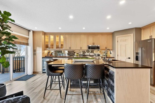 5318 Copperfield Gate Se, Calgary, AB - Indoor Photo Showing Kitchen With Upgraded Kitchen