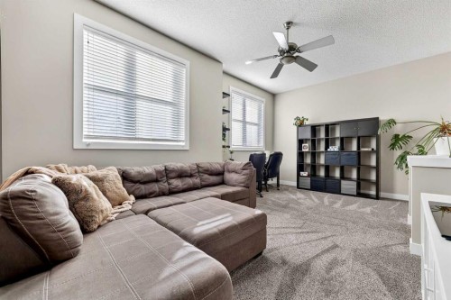 5318 Copperfield Gate Se, Calgary, AB - Indoor Photo Showing Living Room