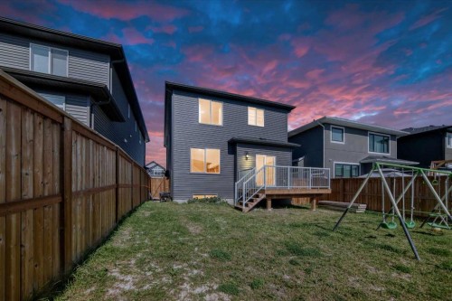 105 Creekside Way Sw, Calgary, AB - Outdoor With Deck Patio Veranda With Exterior