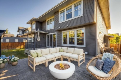 427 Canals Boulevard Sw, Airdrie, AB - Outdoor With Deck Patio Veranda With Exterior