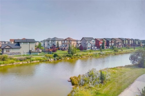 427 Canals Boulevard Sw, Airdrie, AB - Outdoor With Body Of Water With View