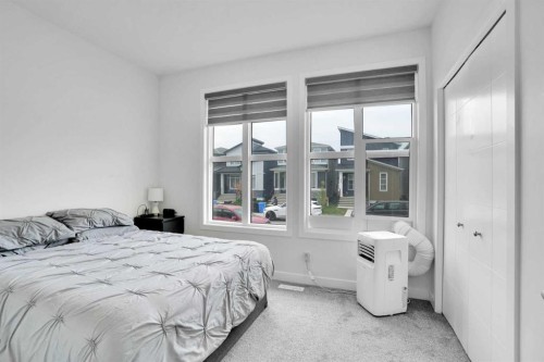 244 Cornerstone Grove Ne, Calgary, AB - Indoor Photo Showing Bedroom