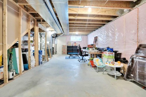244 Cornerstone Grove Ne, Calgary, AB - Indoor Photo Showing Basement