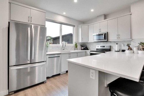 244 Cornerstone Grove Ne, Calgary, AB - Indoor Photo Showing Kitchen