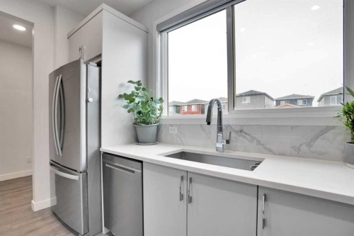 244 Cornerstone Grove Ne, Calgary, AB - Indoor Photo Showing Kitchen