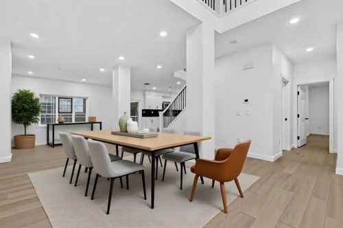 267 Chelsea Heath, Chestermere, AB - Indoor Photo Showing Dining Room