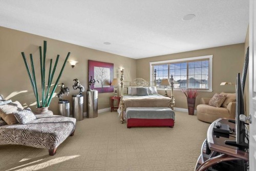 935 Bayside Drive Sw, Airdrie, AB - Indoor Photo Showing Living Room