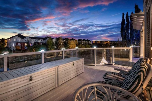 935 Bayside Drive Sw, Airdrie, AB - Outdoor With Deck Patio Veranda