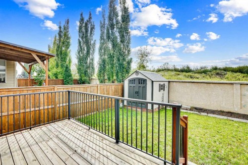 157 Rainbow Falls Boulevard, Chestermere, AB - Outdoor With Deck Patio Veranda