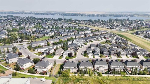 157 Rainbow Falls Boulevard, Chestermere, AB - Outdoor With Body Of Water With View