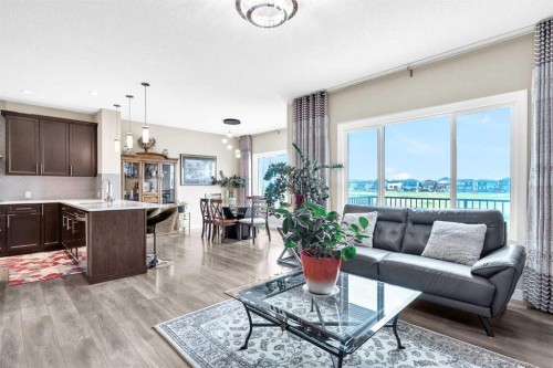 304 Corner Meadows Manor Ne, Calgary, AB - Indoor Photo Showing Living Room