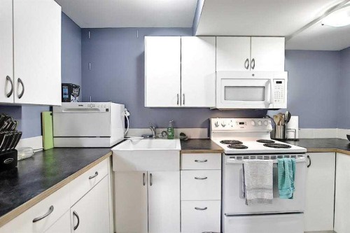 1 Prestwick Mount Se, Calgary, AB - Indoor Photo Showing Kitchen