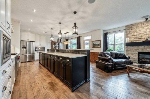 101 Rockford Road Nw, Calgary, AB - Indoor With Fireplace