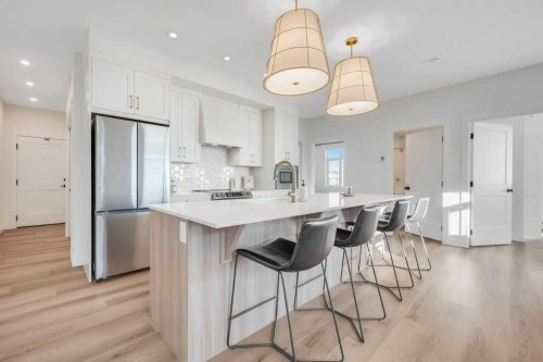 2316-200 Seton Circle Se, Calgary, AB - Indoor Photo Showing Kitchen With Upgraded Kitchen