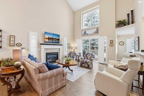 39 Varsity Estates Park Nw, Calgary, AB - Indoor Photo Showing Living Room With Fireplace