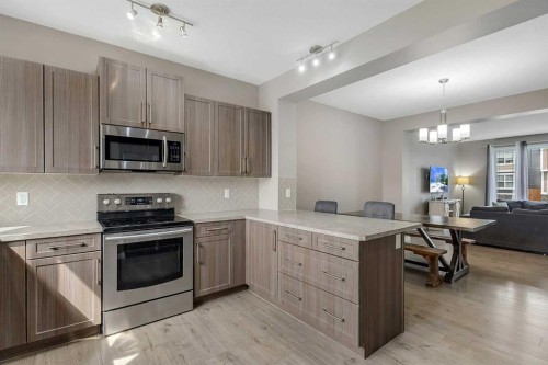 124 Red Embers Crescent Ne, Calgary, AB - Indoor Photo Showing Kitchen With Stainless Steel Kitchen