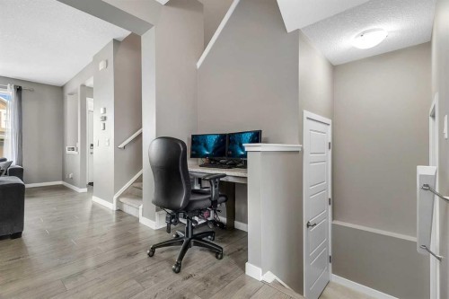 124 Red Embers Crescent Ne, Calgary, AB - Indoor Photo Showing Office