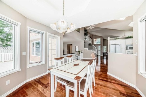 1405 Shawnee Road Sw, Calgary, AB - Indoor Photo Showing Dining Room