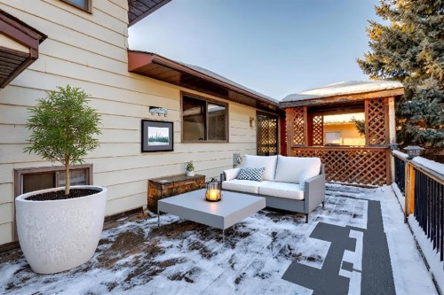 9 Jensen Crescent Ne, Airdrie, AB - Outdoor With Deck Patio Veranda With Exterior