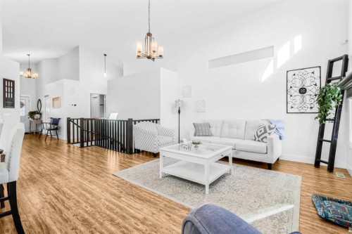 811 Boulder Creek Drive Se, Langdon, AB - Indoor Photo Showing Living Room