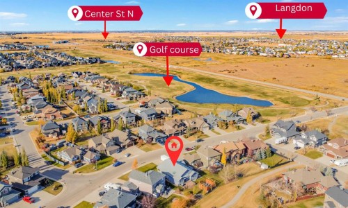 811 Boulder Creek Drive Se, Langdon, AB - Outdoor With View