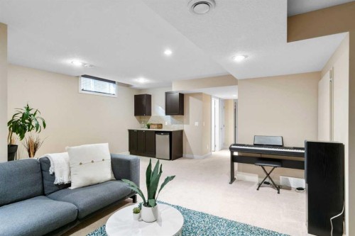 263 Evanston Way Nw, Calgary, AB - Indoor Photo Showing Basement