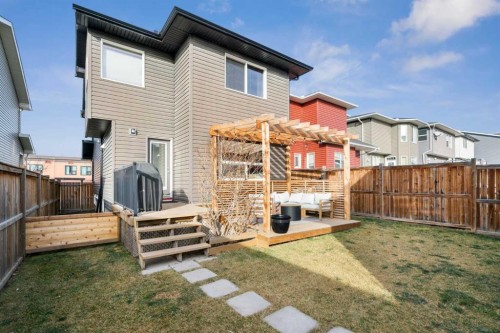 263 Evanston Way Nw, Calgary, AB - Outdoor With Deck Patio Veranda With Exterior