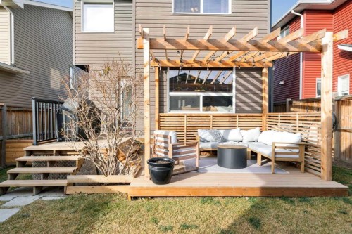 263 Evanston Way Nw, Calgary, AB - Outdoor With Deck Patio Veranda With Exterior