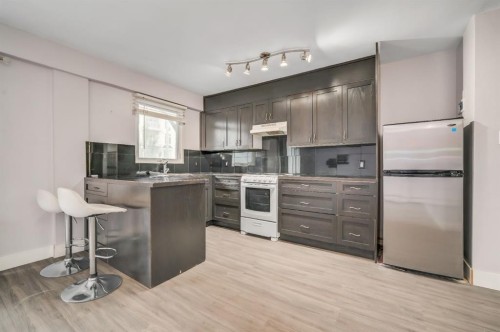201-1027 12 Avenue Sw, Calgary, AB - Indoor Photo Showing Kitchen