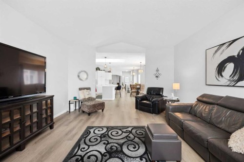 127 Invermere Close, Chestermere, AB - Indoor Photo Showing Living Room