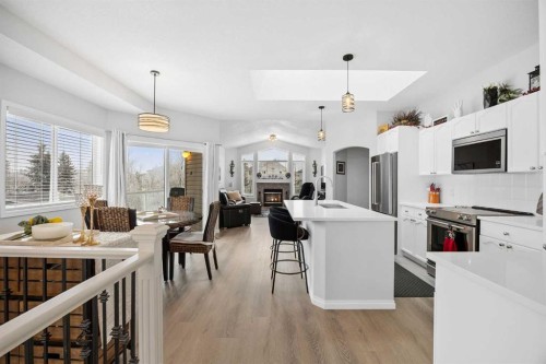 127 Invermere Close, Chestermere, AB - Indoor Photo Showing Kitchen With Stainless Steel Kitchen With Upgraded Kitchen