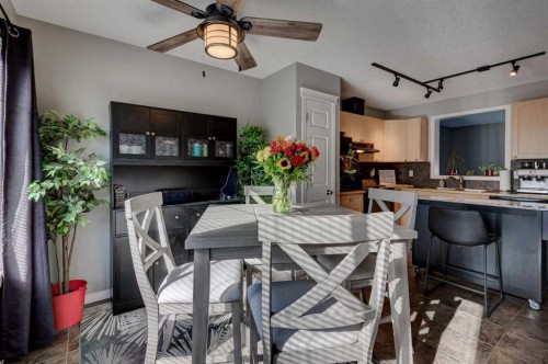 219 Copperfield Lane Se, Calgary, AB - Indoor Photo Showing Dining Room