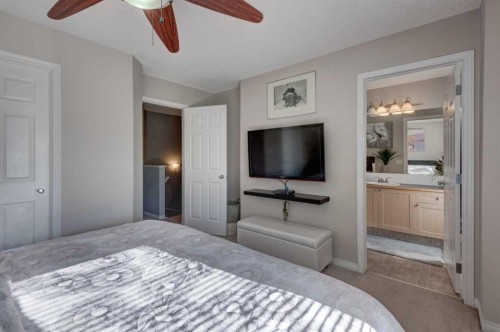 219 Copperfield Lane Se, Calgary, AB - Indoor Photo Showing Bedroom