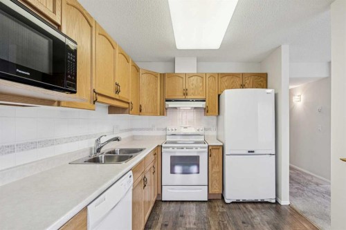 2309-2309 Hawksbrow Point, Calgary, AB - Indoor Photo Showing Kitchen With Double Sink