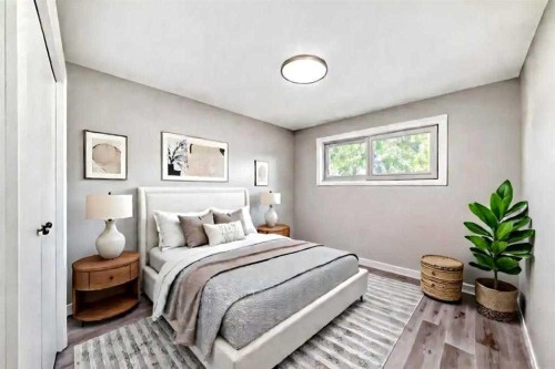 15104 1 Street Se, Calgary, AB - Indoor Photo Showing Bedroom