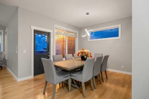 2322 Bayside Circle Sw, Airdrie, AB - Indoor Photo Showing Dining Room