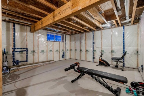 2322 Bayside Circle Sw, Airdrie, AB - Indoor Photo Showing Basement