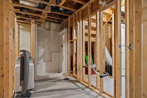 2322 Bayside Circle Sw, Airdrie, AB - Indoor Photo Showing Basement