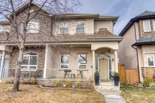 252 18 Avenue Nw, Calgary, AB - Outdoor With Deck Patio Veranda With Facade
