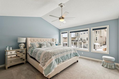 135 Auburn Sound Manor Se, Calgary, AB - Indoor Photo Showing Bedroom